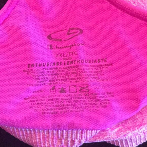 Pre loved Champion Pink Sports Bra XXL - Picture 5 of 5